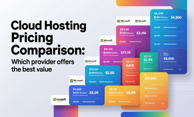 Cloud Hosting Pricing Comparison: Which Provider Offers the Best Value?