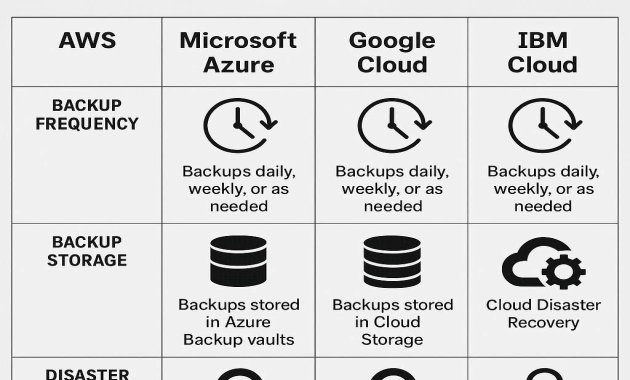 How Cloud Hosting Providers Handle Data Backup and Recovery: A Comparison